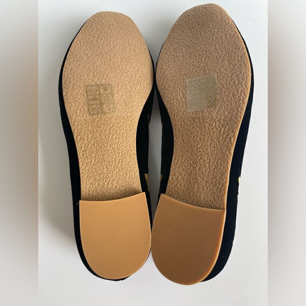Jack Rogers Velvet Embroidered Slippers Size 5 - Picture 7 of 10